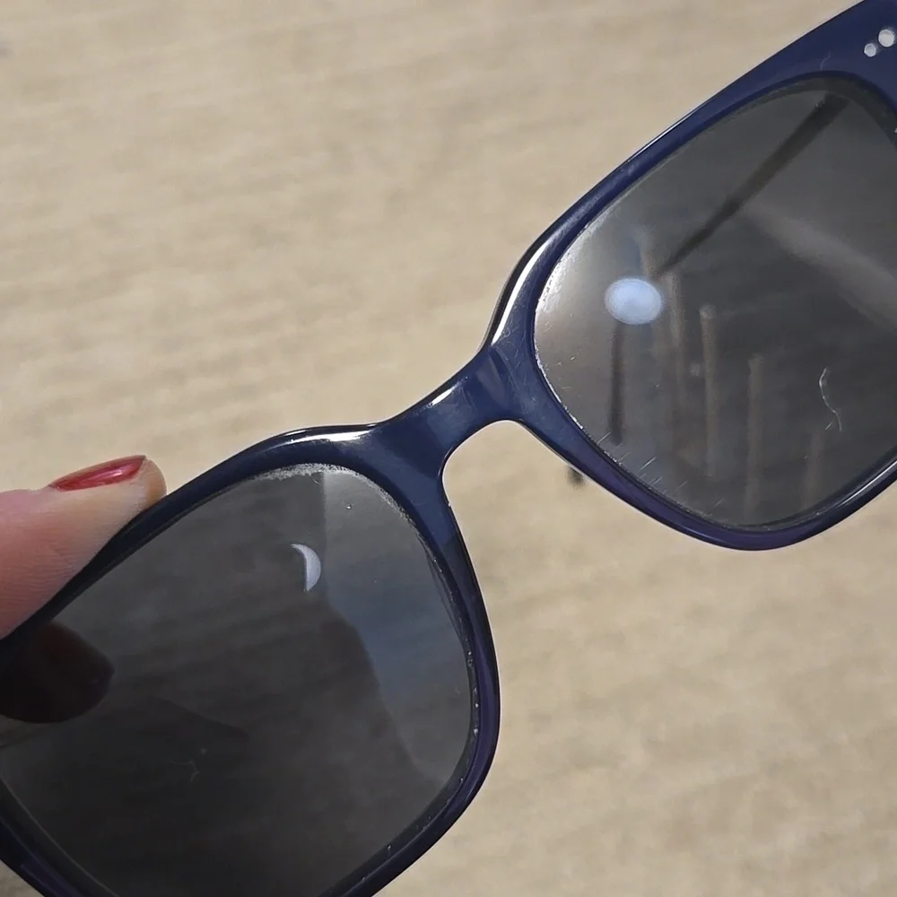 Warby Parker Caleb M 2124 Sunglasses- Midnight Fade Silver